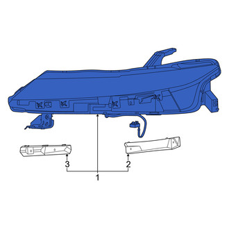 Nissan OE - Front Right Headlight Assembly