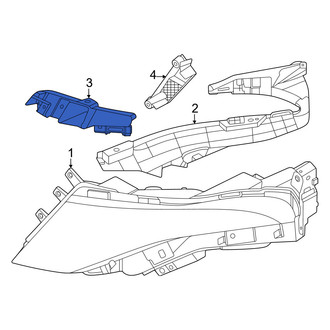 Nissan OE - Front Right Inner Daytime Running Light Bracket