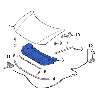 Nissan OE - Hood Insulation Pad