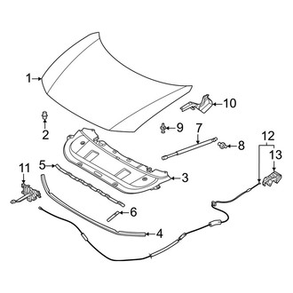 Nissan OE - Hood & Components