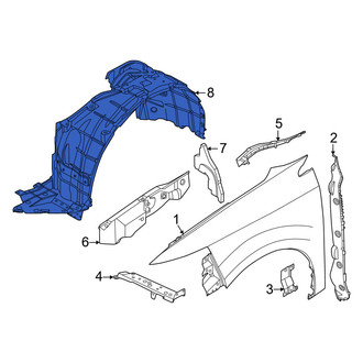Nissan OE - Front Left Fender Splash Shield