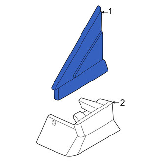 Nissan OE - Front Left Upper Fender Molding