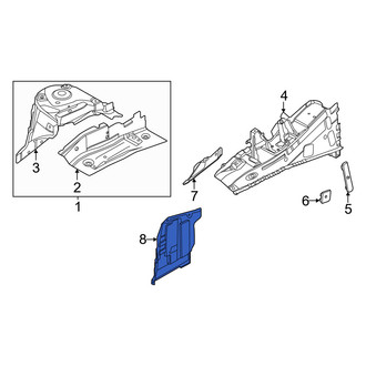 Nissan OE - Front Left Fender Splash Shield