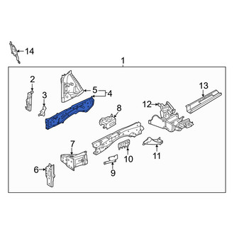 Nissan OE - Front Left Outer Frame Side Member