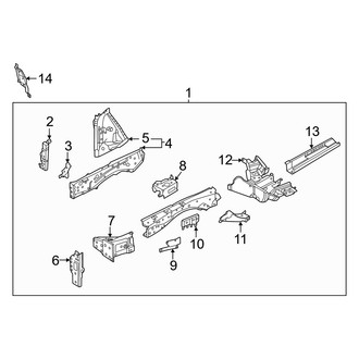 Nissan OE - Fender - Structural Components & Rails (Lower Components)