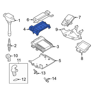 Nissan OE - Upper Engine Control Module (ECM) Cover