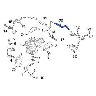 Nissan OE - Turbocharger Coolant Line