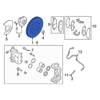 Nissan OE - Front Disc Brake Rotor