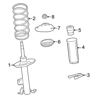 Nissan OE - Front Suspension - Struts & Components