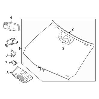 Nissan OE - Windshield - Glass (SL / SV)