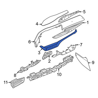 Nissan OE - Front Center Instrument Panel Trim Panel