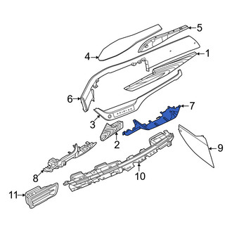 Nissan OE - Front Right Lower Outer Instrument Panel Trim Panel