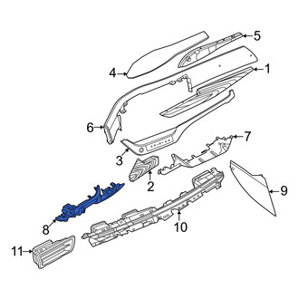 Nissan OE - Front Left Lower Outer Instrument Panel Trim Panel