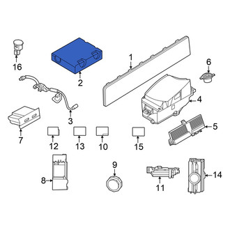 Nissan OE - Front GPS Navigation Control Module