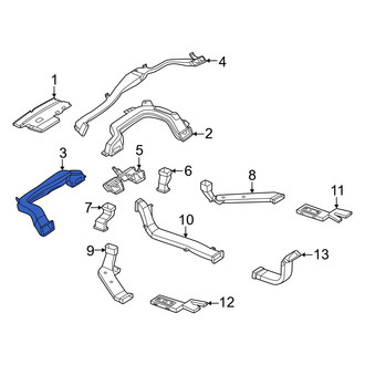Nissan OE - Front Left Instrument Panel Air Duct