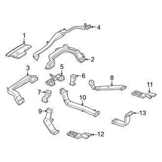 Nissan OE - Instrument Panel - Ducts