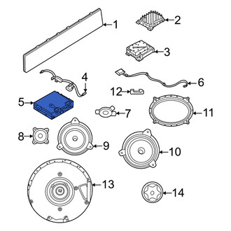 Nissan OE - Front GPS Navigation Control Module