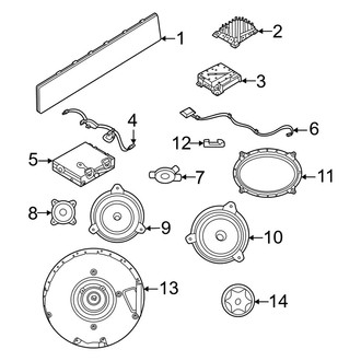 Nissan OE - Instrument Panel - Sound System