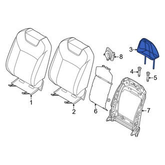 Nissan OE - Front Left Headrest