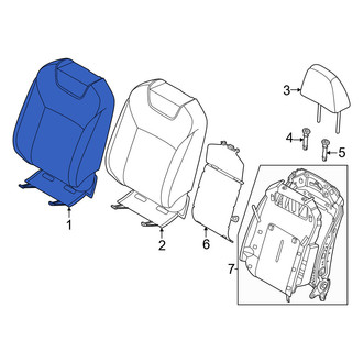 Nissan OE - Front Left Seat Back Cushion Cover
