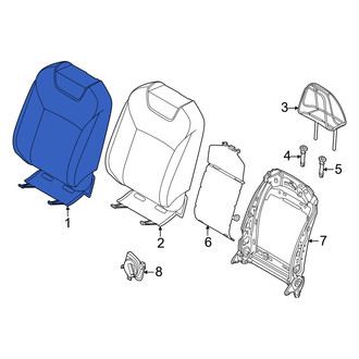 Nissan OE - Front Left Seat Back Cushion Cover