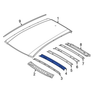 Nissan OE - Center Front Roof Bow