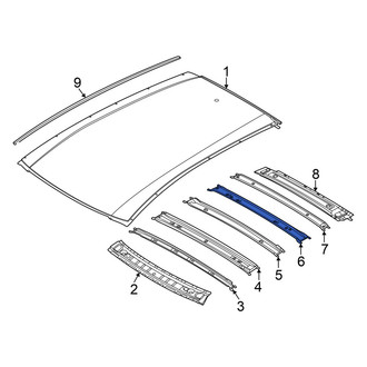 Nissan OE - Center Rear Roof Bow