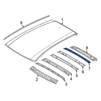 Nissan OE - Rear Roof Bow