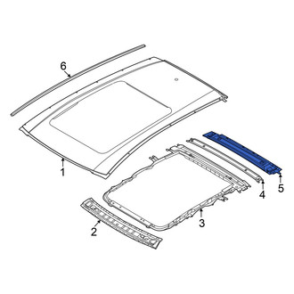 Nissan OE - Rear Roof Header Panel