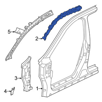 Nissan OE - Left Upper Body A-Pillar Reinforcement