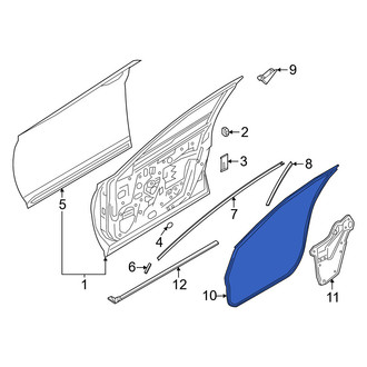 Nissan OE - Front Right Outer Door Seal
