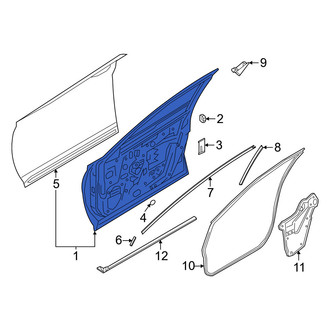Nissan OE - Front Right Door Shell