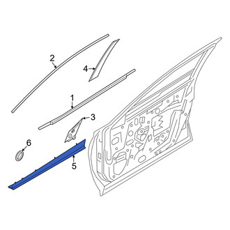 Nissan OE - Front Right Inner Door Molding