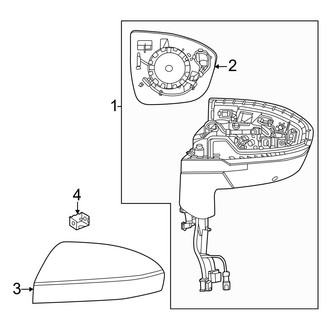 Nissan OE - Front Door - Outside Mirrors