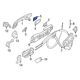 Nissan OE - Front Right Outer Exterior Door Handle Cover