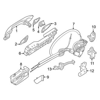 Nissan OE - Rear Door - Lock & Hardware