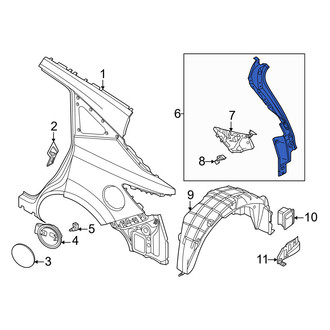 Nissan OE - Rear Left Outer Quarter Panel Extension