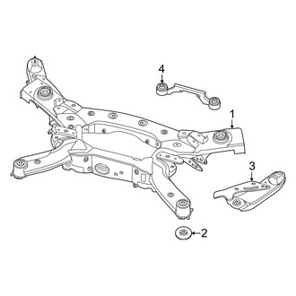 Nissan OE - Rear Suspension - Suspension Mounting (AWD)