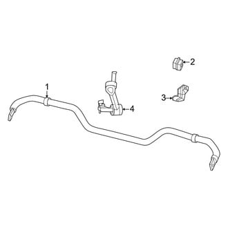 Nissan OE - Rear Suspension - Stabilizer Bar & Components (AWD)
