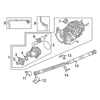 Nissan OE - Rear Suspension - Axle & Differential (AWD)