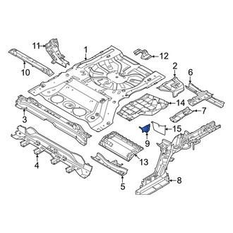 Nissan OE - Rear Left Frame Side Member Reinforcement