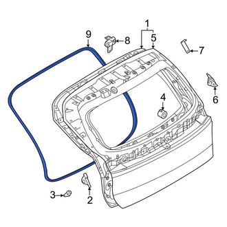 Nissan OE - Rear Hatch Seal