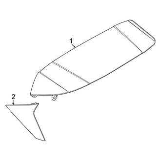 Nissan OE - Lift Gate - Spoiler