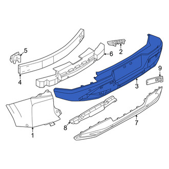 Nissan OE - Rear Lower Bumper Cover