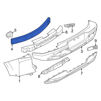 Nissan OE - Rear Bumper Impact Bar