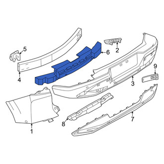 Nissan OE - Rear Bumper Impact Absorber