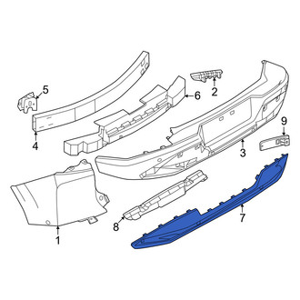 Nissan OE - Rear Bumper Trim