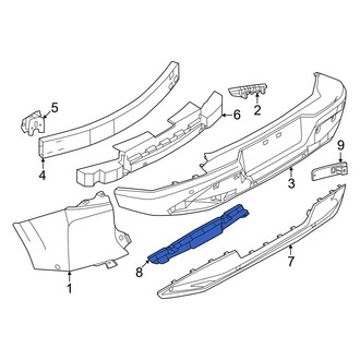 Nissan OE - Rear Bumper Splash Shield