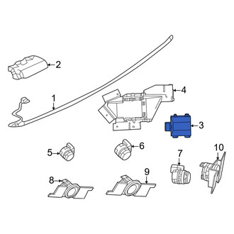 Nissan OE - Rear Blind Spot Detection System Warning Sensor