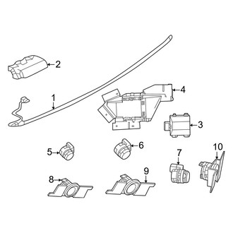 Nissan OE - Rear Bumper - Electrical Components